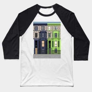 Notting Hill Houses, London Baseball T-Shirt